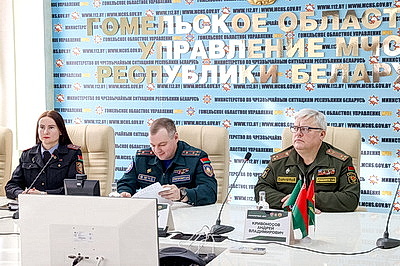 Около 120 бойцов Молодежных отрядов охраны правопорядка объединил областной сбор в Гомеле