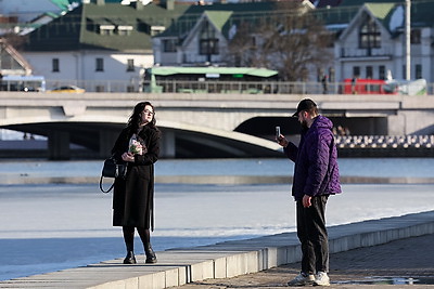 Атмосфера на улицах белорусских городов в преддверии 8 Марта
