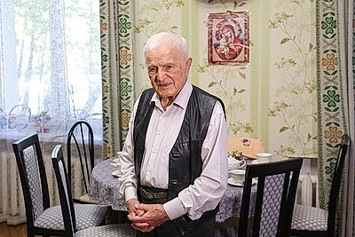 В Минске поздравили ветерана ВОВ Федора Фещенко с 101-летием