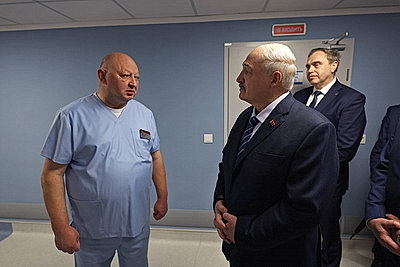 Лукашенко торжественно открыл Гродненскую областную клиническую больницу