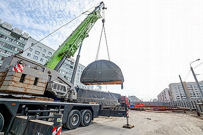 Tоннелепроходческий механизированный комплекс \"Мария\" доставлен в Минск из КНР