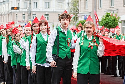 Парад военной техники, памятные акции: 9 Мая в Гомеле
