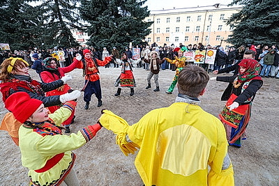 Интернациональная Масленица прошла в Витебском медуниверситете
