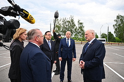Лукашенко торжественно открыл Гродненскую областную клиническую больницу