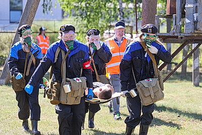 Соревнования среди санитарных и пожарных дружин в Гродно собрали около 400 участников