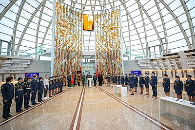 Сотрудники Минской региональной таможни торжественно приняли присягу в музее истории ВОВ