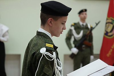 14 курсантов пополнили ряды военно-патриотического клуба \"Бригада\" в Могилеве