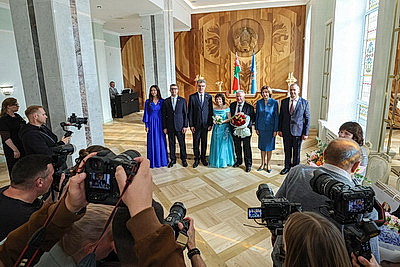 Дворец гражданских обрядов открылся в Минске после масштабной реконструкции