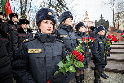 В Минске почтили память погибших при исполнении служебного долга сотрудников милиции