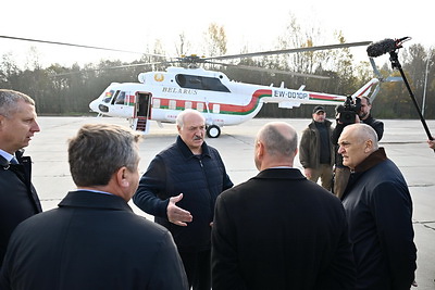 Лукашенко в Витебской области ознакомился с современным проектом в области мясного животноводства