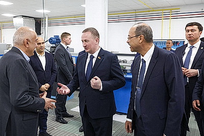 Премьеры Беларуси и Узбекистана продолжают совместную работу в городе Термез