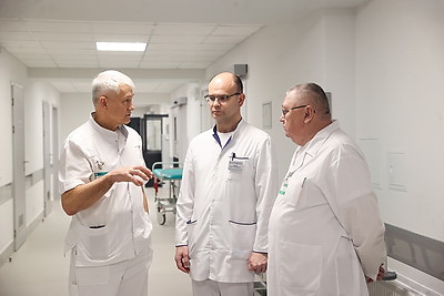 Новый операционный блок открыли в Брестской городской больнице №1