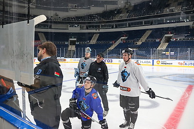 Открытую тренировку минского \"Динамо\" провели на \"Минск-Арене\"