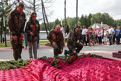 Останки более 140 мирных граждан, погибших от рук фашистов в годы ВОВ, перезахоронили в Могилеве