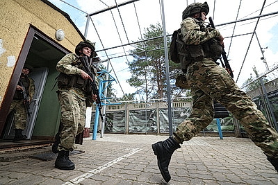 Проверка боеготовности по поручению Президента проходит в одной из бригад внутренних войск