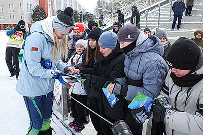 \"Здесь особенная атмосфера благодаря болельщикам\". Этап Кубка Содружества по биатлону стартовал в \"Раубичах\"