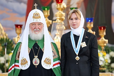 Патриарх Кирилл возглавил Божественную литургию в Свято-Воскресенском соборе Бреста