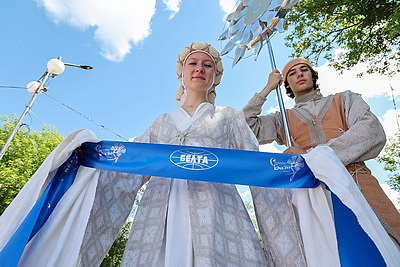 Выставка БЕЛТА \"35 мгновений фестиваля\" открылась в Витебске