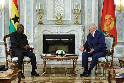 Встреча президентов Беларуси и Ганы проходит в Минске