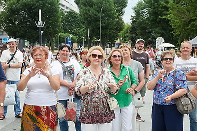 Празднование Дня Независимости в Могилеве
