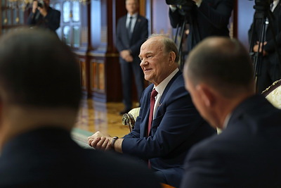 Лукашенко встретился с лидером КПРФ Зюгановым