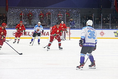 Хоккейная команда Президента выиграла у сборной Гродненской области в поединке РХЛ