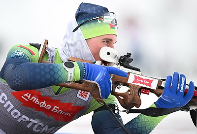 Спортсмены готовятся к Кубку Содружества по биатлону в \"Раубичах\"