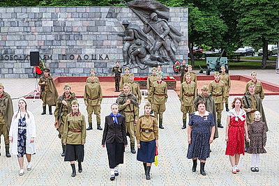Полоцк отмечает 82-ю годовщину освобождения от немецко-фашистских захватчиков