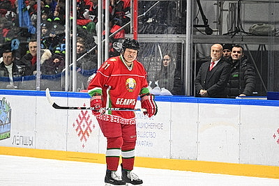 Хоккейная команда Президента победила сборную Гомельской области в матче РХЛ