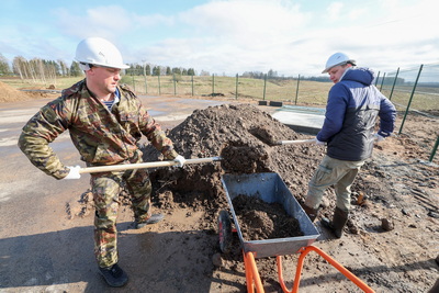 Республиканский субботник: помощь в возведении МТК оказали в Витебском районе