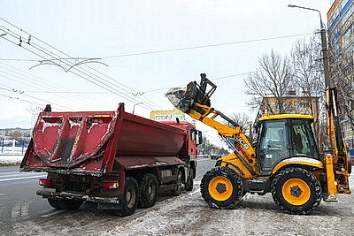 В Гомеле стартовал декадник по уборке снега