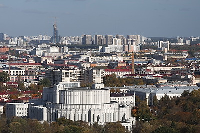 Осенний Минск. Виды с высоты