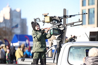 Выставка спецтранспорта, интерактивные площадки, конкурсы. Акция МВД проходит у Дворца Республики в Минске