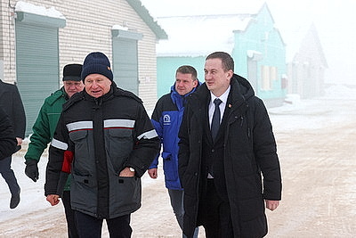 Как содержат телят в МТК \"Лошница\"? Хозяйство проверил премьер-министр