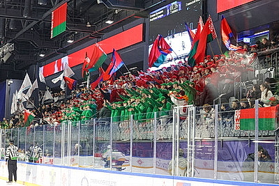 Хоккейная команда Президента победила сборную Гомельской области в матче РХЛ