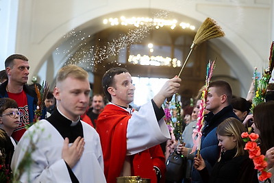 Католики отпраздновали Вход Господень в Иерусалим