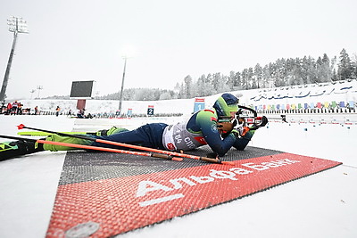 Спортсмены готовятся к Кубку Содружества по биатлону в \"Раубичах\"