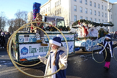 Зимний фестиваль \"Берестейские сани\" прошел в Бресте