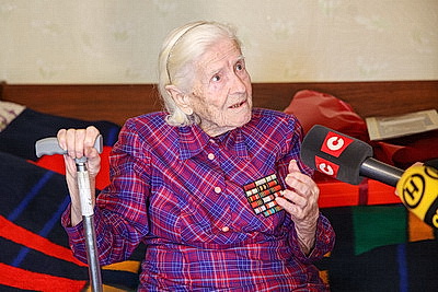 Радоваться каждому дню. 102-летняя ветеран Лидия Волкова высказала главное пожелание для всех