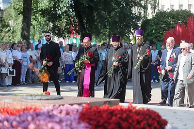 Гродно празднует 82-ю годовщину освобождения от немецко-фашистских захватчиков