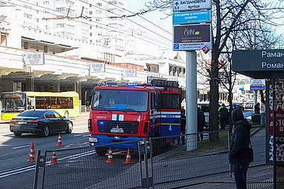 В Минске на Немиге горел автомобиль