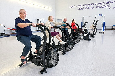 В Витебском областном клиническом центре медицинской реабилитации после реконструкции открыт бассейн