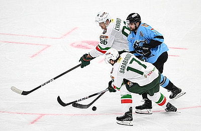 Минские динамовцы проиграли \"Ак Барсу\" в первом матче четвертьфинала Кубка Гагарина