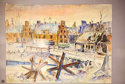 Творили в окопе и на привале. Выставка фронтового рисунка открылась в Минске