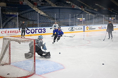 Открытую тренировку минского \"Динамо\" провели на \"Минск-Арене\"