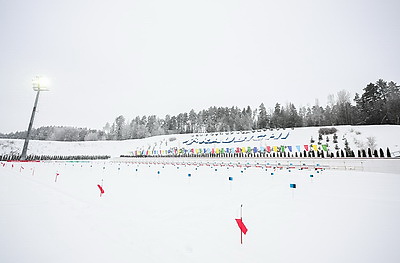 Спортсмены готовятся к Кубку Содружества по биатлону в \"Раубичах\"