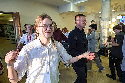 Вечер традиционных танцев состоялся в музее истории белорусской литературы в Минске