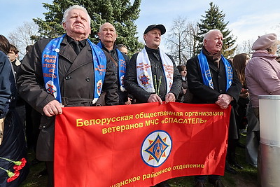 Памятный знак в честь героев-ликвидаторов чернобыльской аварии открыли в Орше