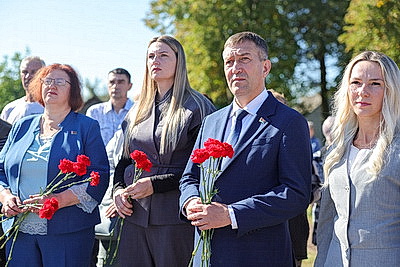 Останки 16 мирных жителей - жертв геноцида перезахоронили в Гомельском районе