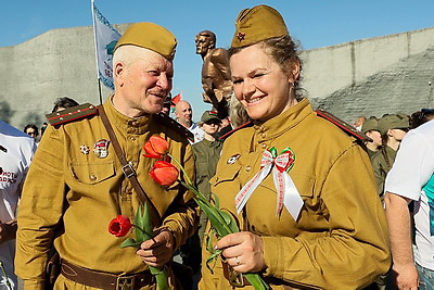 \"Прорыв Победы\". Патриотическая акция прошла в Ушачском районе